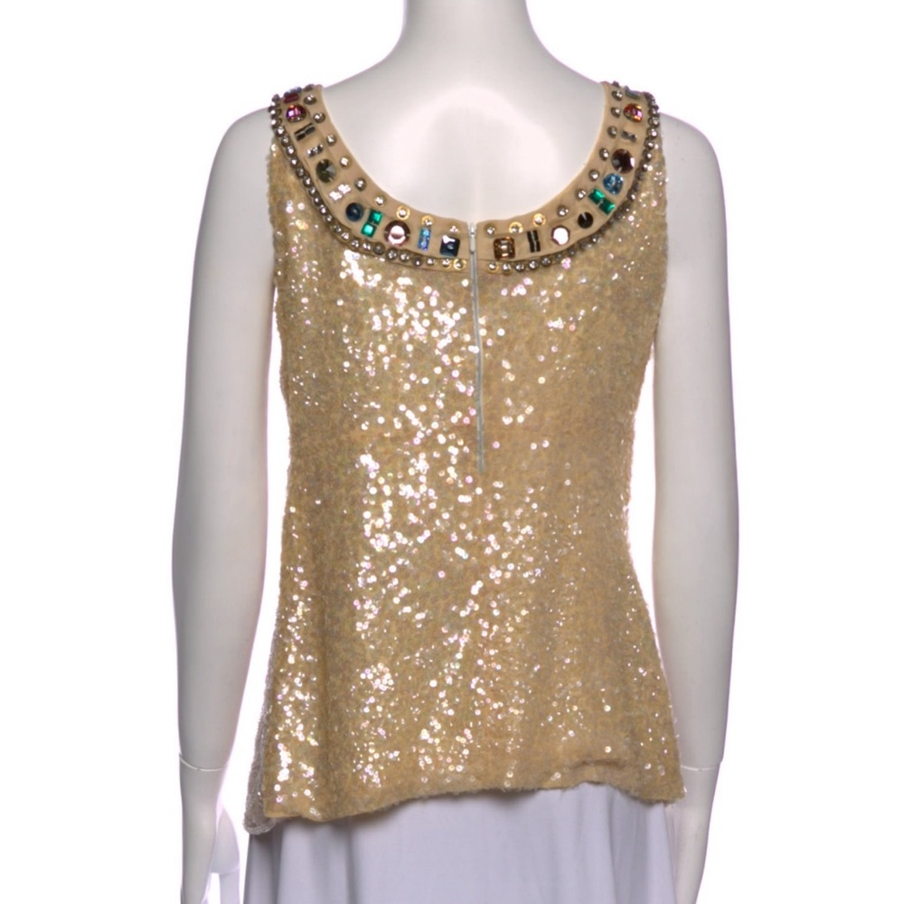 GORGEOUS CHLOE silk scoop neck top-  fits medium/ Large loose fit- QUALITY - Picture 4 of 4